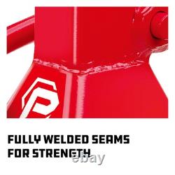 Powerbuilt Jack Stands, 6 Ton, Heavy Duty Steel withStand Covers