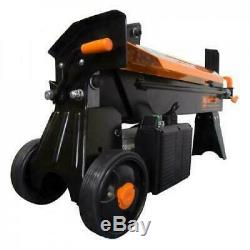 Powerful 6.5-Ton Electric Large Log Splitter With Stand Heavy Duty Firewood Tool