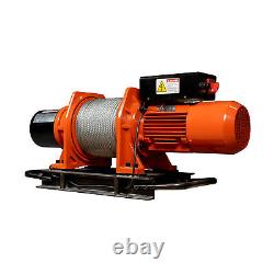 Prowinch 1 ton Industrial Electric Winch Heavy Duty with Wire Rope 208240V 60Hz