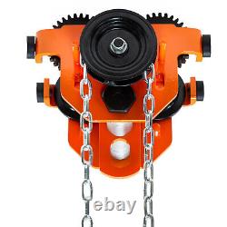 Prowinch Heavy Duty 2 Ton Capacity Manual Chain Trolley 4000 lb Geared