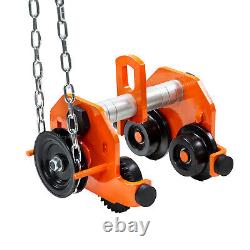 Prowinch Heavy Duty 2 Ton Capacity Manual Chain Trolley 4000 lb Geared