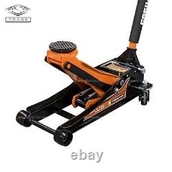 Quick Lift Heavy Duty Dual Pump 4 Ton Ultra Low Profile Floor Trolley Jack