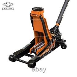 Quick Lift Heavy Duty Dual Pump 4 Ton Ultra Low Profile Floor Trolley Jack