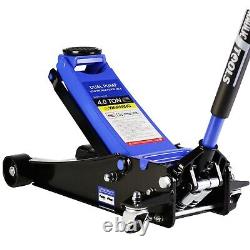 Quick Lift Heavy-Duty Dual Pump 4 Ton Ultra Low Profile Hydraulic Floor Jack