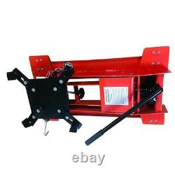 RED Torin 1/2 Ton Hydraulic Roll-Under Transmission Floor Jack, 1,100LB, Red