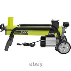 RYOBI Electric Log Splitter 15 Amp 5-Ton RAM Splitting Force Heavy-Duty Steel