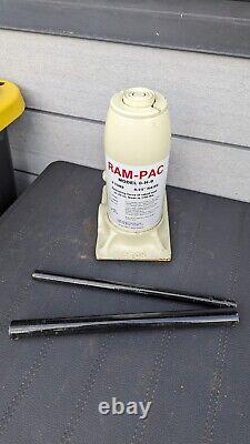 Ram Pac 8 Ton Hydraulic Bottle Jack MADE IN USA HEAVY DUTY