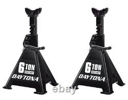 Ratcheting Jack Stands 6 Ton Heavy Duty Size For Pickup Truck 1200Lbs
