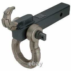 Reese Tactical 10K 5 Ton Tow Hook and Shackle All Terrain Strap Fits 2 Receiver
