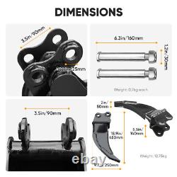 Ripper Mini Excavator Attachments for 1-2 Ton Heavy Duty Machinery Manganese