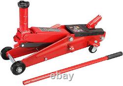 SUV 3 Ton Floor Jack With 3 Ton Jack Stands Heavy Duty Set Large SUV Truck Lift