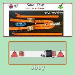 Solo Tow A Frame 3.5 Ton Rec Pro Heavy Duty Frame With Tow Board 1.215 10m Cable
