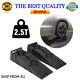 Super Extra Wide Heavy Duty 1 Pair Car Ramps 2.5 Ton Capacity For Wide Wheels
