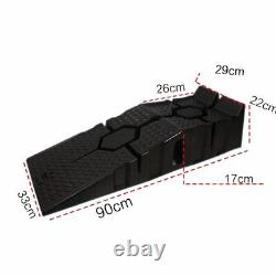 Super Extra Wide Heavy Duty 1 Pair Car Ramps 2.5 Ton Capacity for Wide Wheels