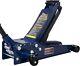 Tce 3 Ton Ultra Dual Pump Low Profile Heavy Duty Steel Service Floor Jack, Blue