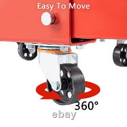 TECSPACE Professional 4409 lbs 2-Ton Red Folding Heavy Duty Engine Motor Hoist
