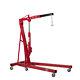 Titan Attachments 1 Ton Hydraulic Engine Hoist, Heavy Duty Steel Shop Crane