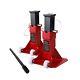 Torin 22 Ton (44,000 Lb) Heavy Duty Jack Stands Pin Style Jack Stand Red