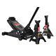 Torin 3 Ton Floor Jack Combo With 3 Ton Jack Stands(2 Piece), T830018+t43002t