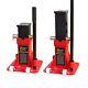 Torin 7 Ton (14,000 Lb)heavy Duty Jack Stands Pin Style Jack Stand 2 Casters Red