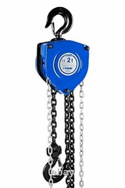 Tralift Heavy Duty Manual Chain Hoist 2 ton (4000 lb.) with 15-ft. Lift for