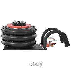 Triple Air Bag Jack Pneumatic Car Jack 6600lbs Quick Lift 3 Ton Heavy Duty