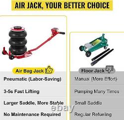 Triple Air Bag Jack for Car 3 Ton 3S Fast Heavy Duty Air Jack Lift Up To 18