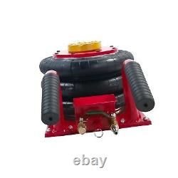 Triple Air Bag Jack for Car 3 Ton Heavy Duty Air Jack Lift Up To 18 Inch Red
