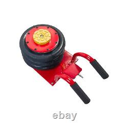 Triple Air Bag Jack for Car 3 Ton Heavy Duty Air Jack Lift Up To 18 Inch Red NEW