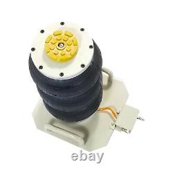 Triple Air Bag Jack for Car 3 Ton Heavy Duty Air Jack Lift Up To 18 Inch White