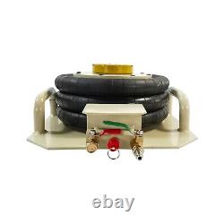 Triple Air Bag Jack for Car 3 Ton Heavy Duty Air Jack Lift Up To 18 Inch White
