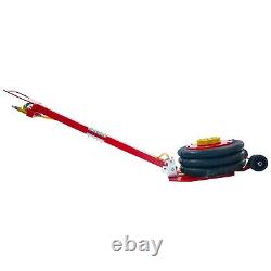 Triple Air Bag Pneumatic Jack 6600lbs Quick Lift 3 Ton Heavy Duty Compressed Red