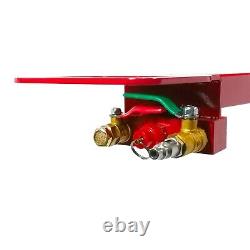 Triple Air Bag Pneumatic Jack 6600lbs Quick Lift 3 Ton Heavy Duty Compressed Red