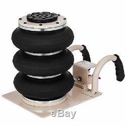 Triple Bag Air Jack 3 Ton Pneumatic Car Jack 6600lbs HeavyDuty Height Adjustable