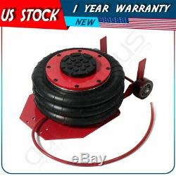 Triple Bag Air Jack 6600LBS Quick Lift 3Ton Heavy Duty Jacking Red High Quantity