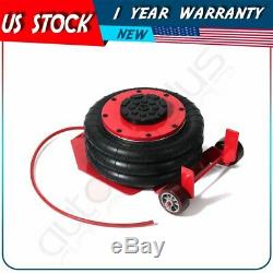 Triple Bag Air Jack 6600LBS Quick Lift 3Ton Heavy Duty Jacking Red High Quantity