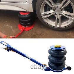 Triple Bag Air Jack Pneumatic Jack 11000 lbs Quick Lift 5 Ton Heavy Duty