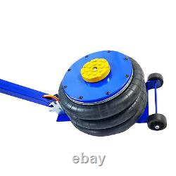 Triple Bag Air Jack Pneumatic Jack 11000 lbs Quick Lift 5 Ton Heavy Duty