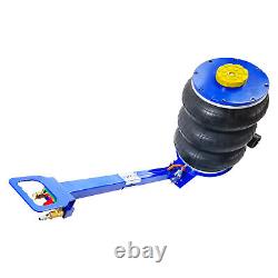 Triple Bag Air Jack Pneumatic Jack 11000 lbs Quick Lift 5 Ton Heavy Duty