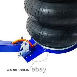 Triple Bag Air Jack Pneumatic Jack 11000 lbs Quick Lift 5 Ton Heavy Duty
