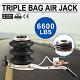 Triple Bag Air Jack Pneumatic Jack 6600lbs Quick Lift 3 Ton Heavy Duty Jacking