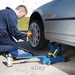 Trolley Jack Car Van 2 Ton Tonne Floor Heavy Duty Hydraulic Tuv Gs Axle Stands