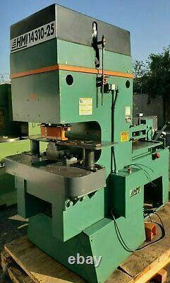 USA Hmi Heavy Duty 143 Ton Ironworker MDL 143-1025 Hydraulic Fabrication Machine