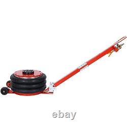 USA Triple Bag Air Jack Pneumatic Jack 11000 lbs Quick Lift 5 Ton Heavy Duty Red