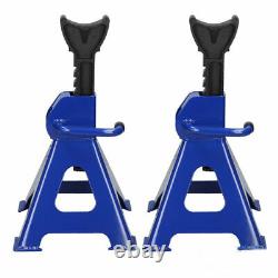 US 3 Ton Axle Stand Lifting Car Van Set Heavy Duty Hydraulic Trolley Floor Jack