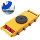 Us Heavy Duty Machine Dolly Skate Machinery Roller Mover Cargo Trolley 12 Ton