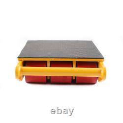US Heavy Duty Machine Dolly Skate Machinery Roller Mover Cargo Trolley 15 Ton
