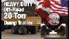 Update With Axle Clip Heavy Duty 20 Ton Off Road Hydraulic Dump Trailer