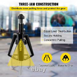 VEVOR 3-Jaw Inner Bearing Puller Tool 20 Ton Heavy Duty Auto Gear Extractor Tool