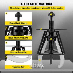 VEVOR 3-Jaw Inner Bearing Puller Tool 20 Ton Heavy Duty Auto Gear Extractor Tool
